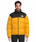 The North Face Yellow & Black Unisex Stand-Collar Down Jacket