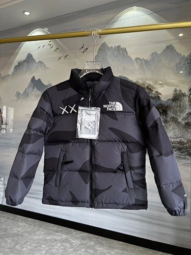 The North Face x KAWS Kids' Black & Gray Printed Down Jacket