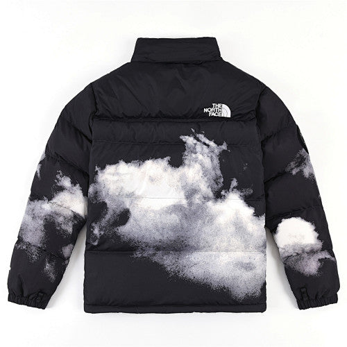 The North Face 1992 Black Cloud-Print Unisex Puffer Jacket