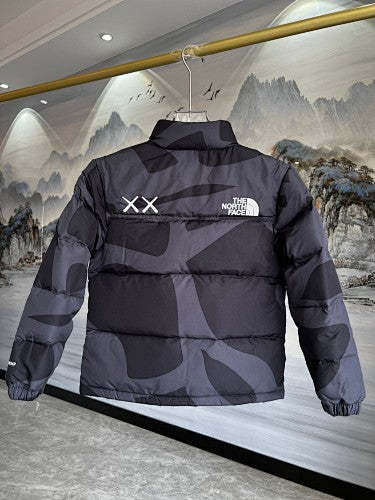The North Face x KAWS Kids' Black & Gray Printed Down Jacket
