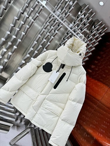 Moncler Genius White Hooded Down Puffer Jacket