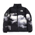 The North Face 1992 Black Cloud-Print Unisex Puffer Jacket