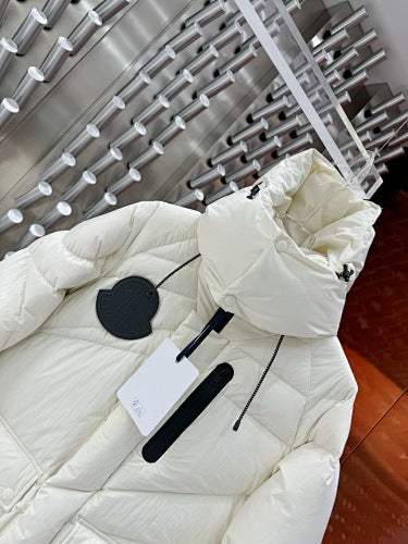 Moncler Genius White Hooded Down Puffer Jacket