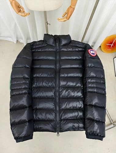 Canada Goose Crofton Black Stand-Collar Down Jacket