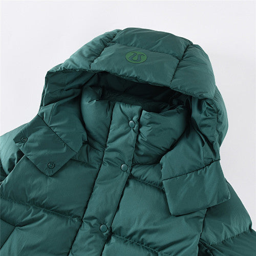 lululemon Wunder Puff Women's Deep Green Hooded Puffer Jacket