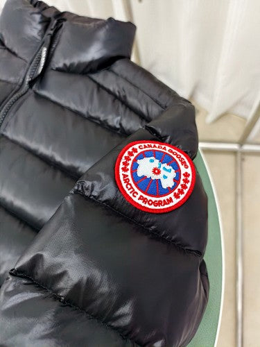 Canada Goose Crofton Black Stand-Collar Down Jacket