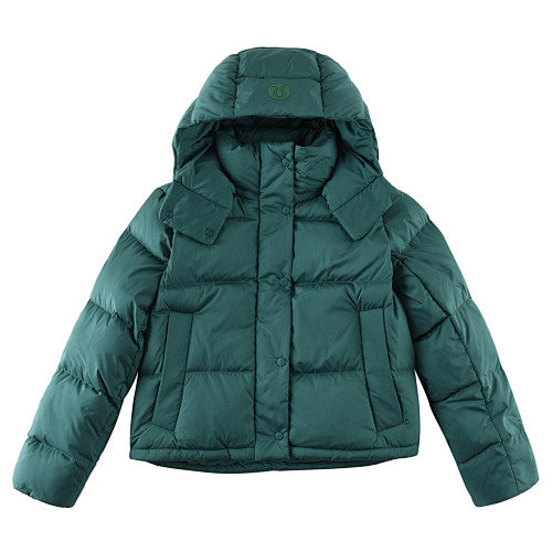 lululemon Wunder Puff Women's Deep Green Hooded Puffer Jacket