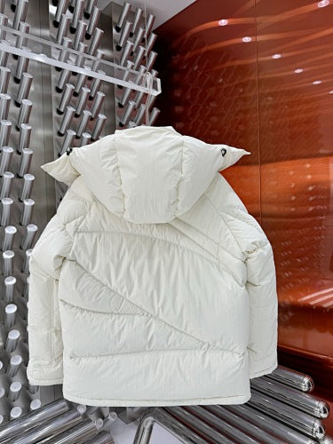 Moncler Genius White Hooded Down Puffer Jacket