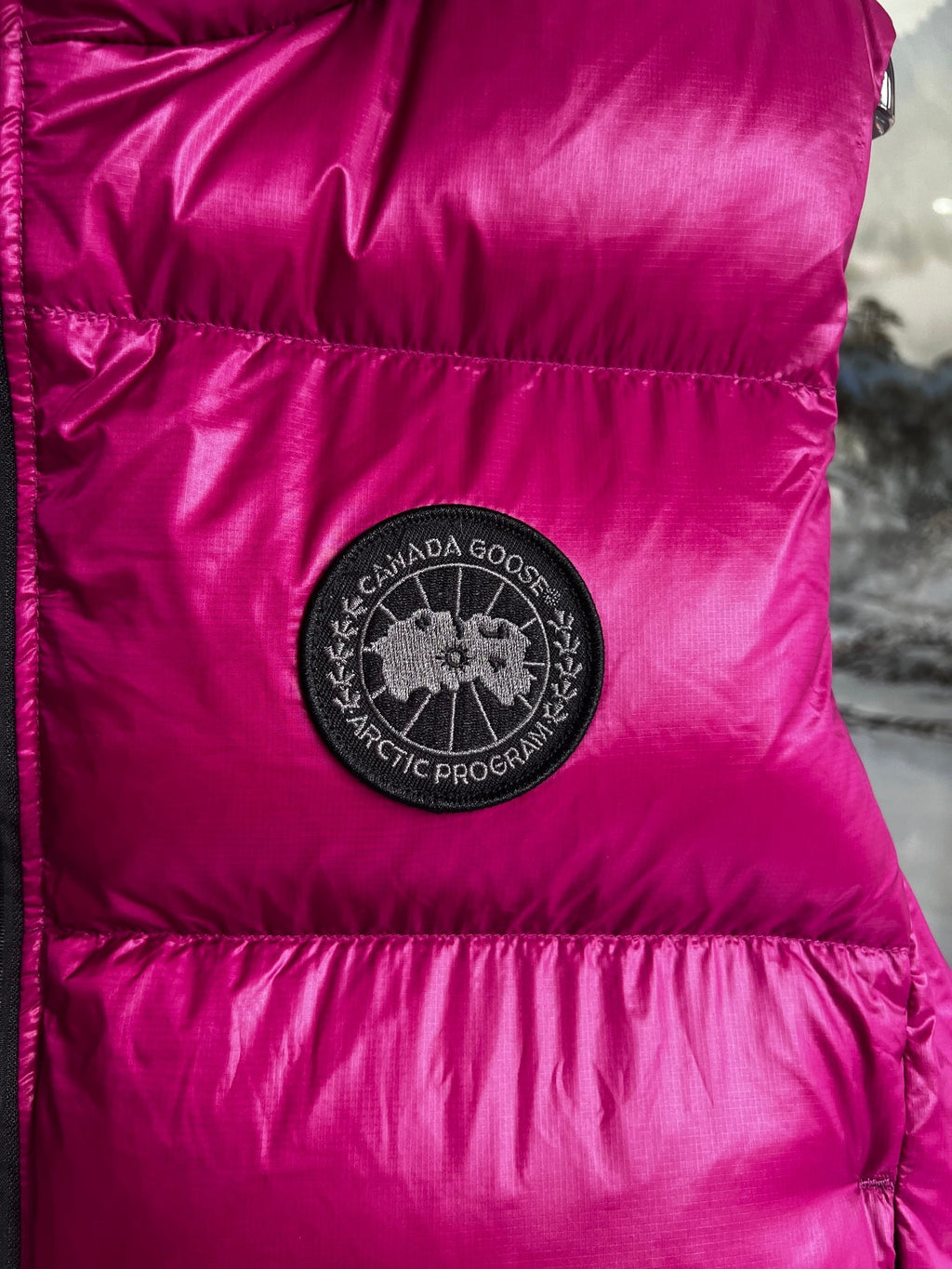 Canada Goose Cypress Black Disc Stand-Collar Down Vest