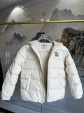 MLB New York Yankees Kids' White Hooded Puffer Jacket