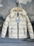 Moncler Kids' Cream White Hooded Down Puffer Jacket