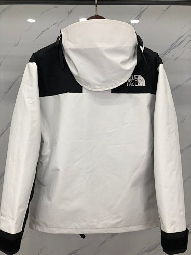 The North Face 1990 White & Black Colorblock Hooded Jacket