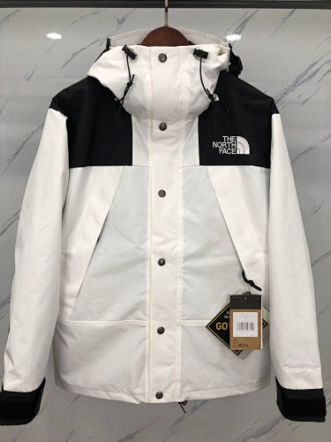 The North Face 1990 White & Black Colorblock Hooded Jacket
