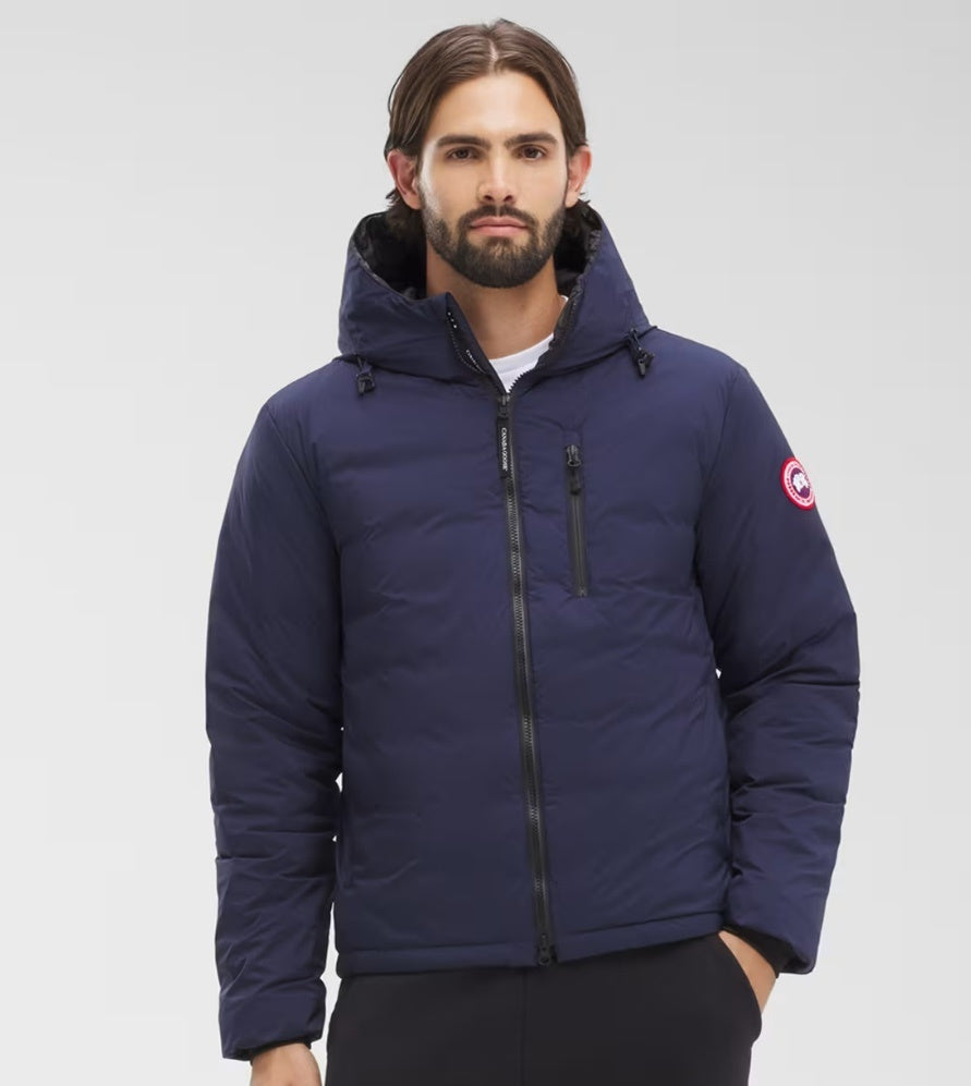 Canada Goose 5078 Navy Hooded Quilted Jacket