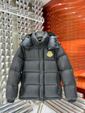 Moncler Black Convertible Puffer Jacket with Detachable Sleeves
