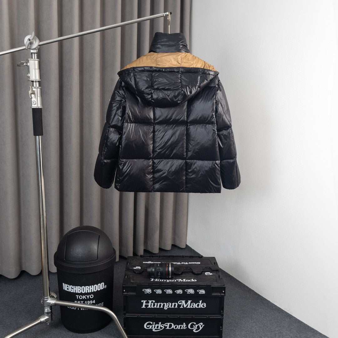 Moncler Parana Black Hooded Puffer Jacket