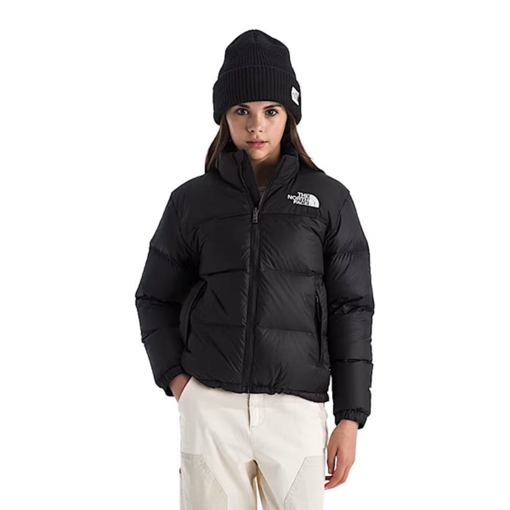 The North Face Teen 1996 Retro Nuptse Jacket in TNF Black