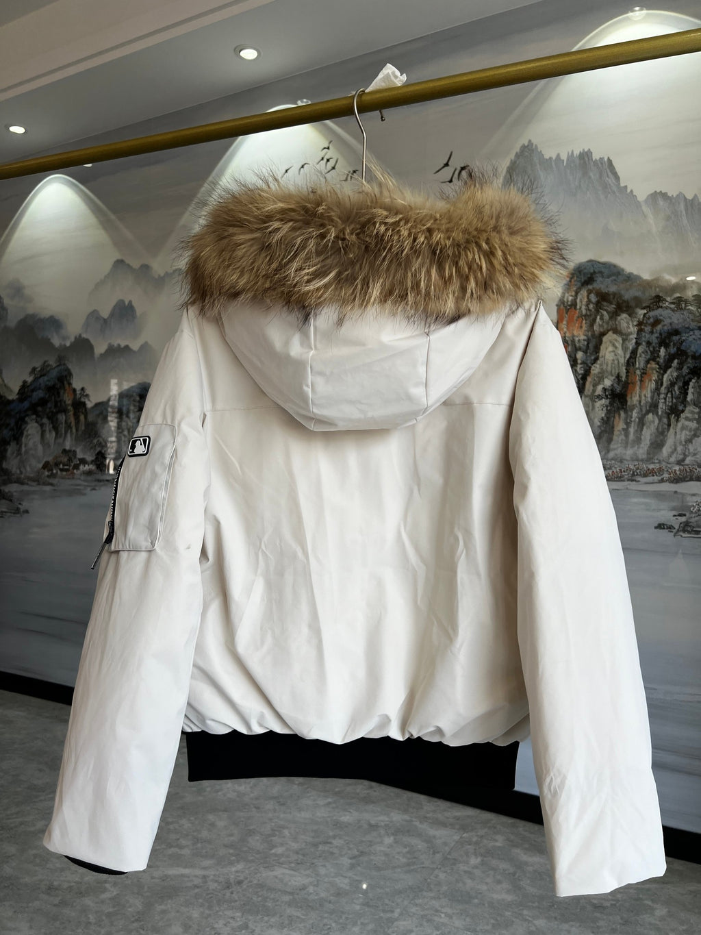 MLB Fur-Trim Collar Jacket