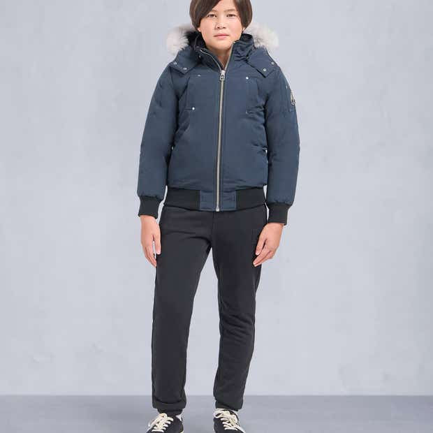 Moose Knuckles Kids' Original Shearling Bomber Jacket – Size M