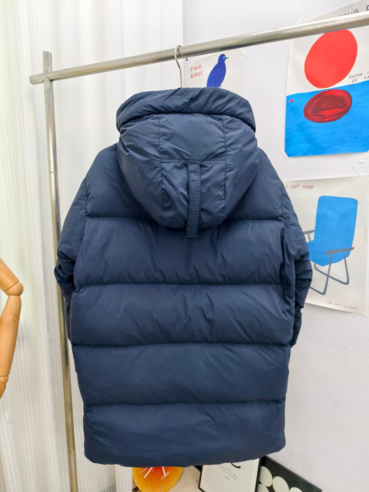 Canada Goose Lawrence Navy Hooded Down Puffer Jacket