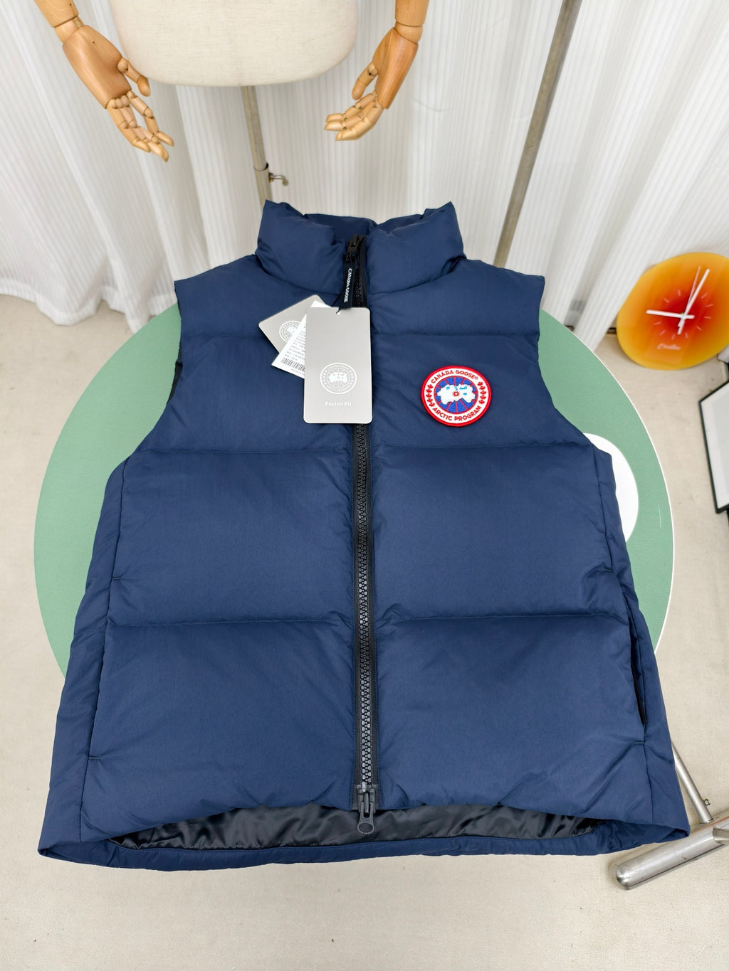 Canada Goose Freestyle Crew Navy Stand-Collar Down Vest
