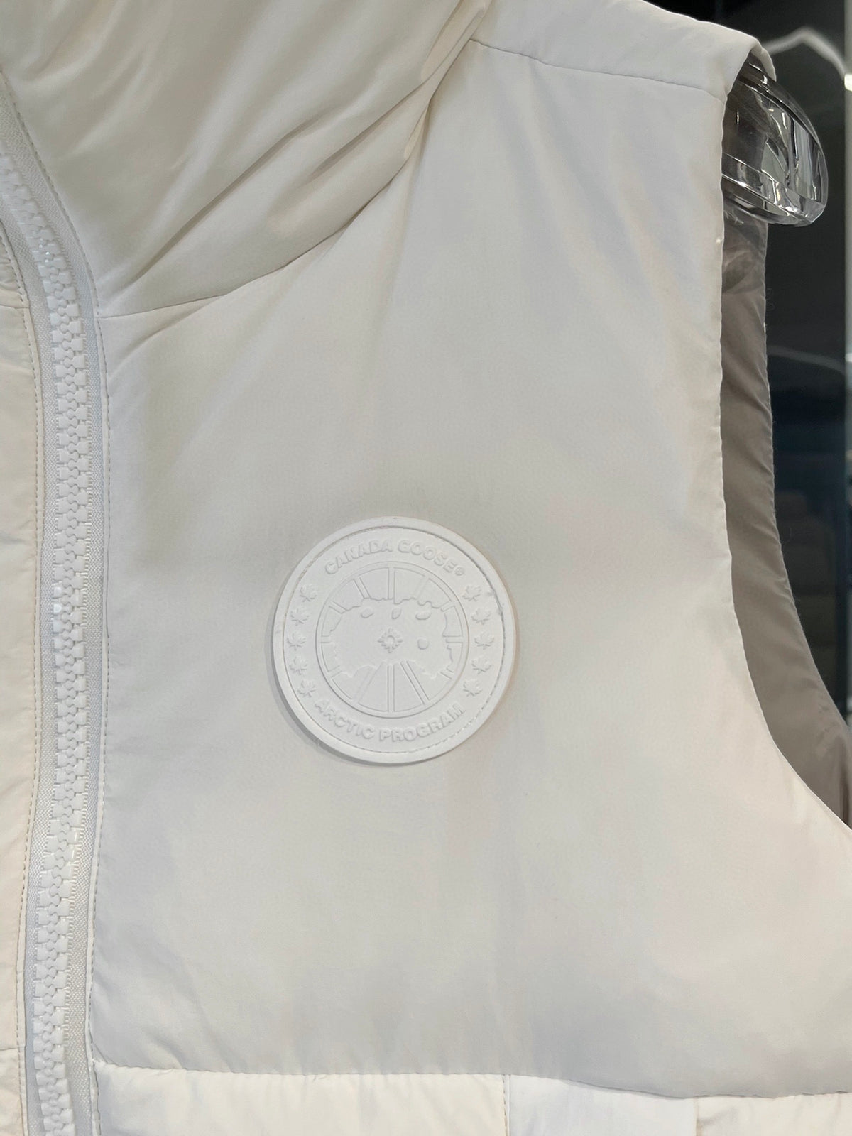 Canada Goose White Logo Stand-Collar Puffer Vest