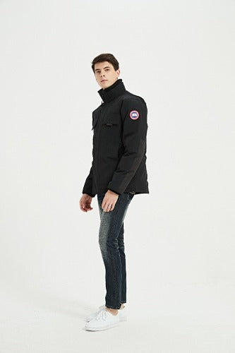 Canada Goose Black Stand-Collar Jacket