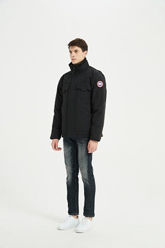 Canada Goose Black Stand-Collar Jacket