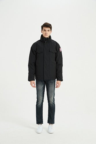 Canada Goose Black Stand-Collar Jacket