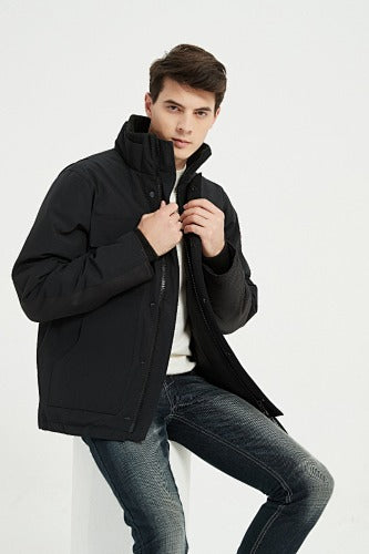 Canada Goose Black Stand-Collar Jacket